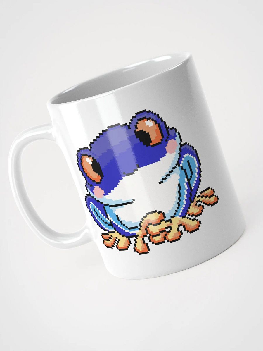 Dark Blue Rip the Frog White Glossy Mug product image (4)