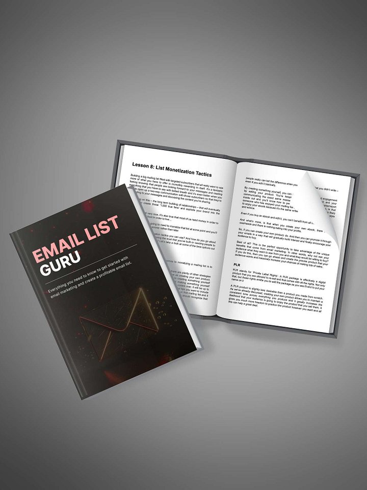 Email List Guru: 5 Killer Strategies to Skyrocket Your Marketing product image (1)