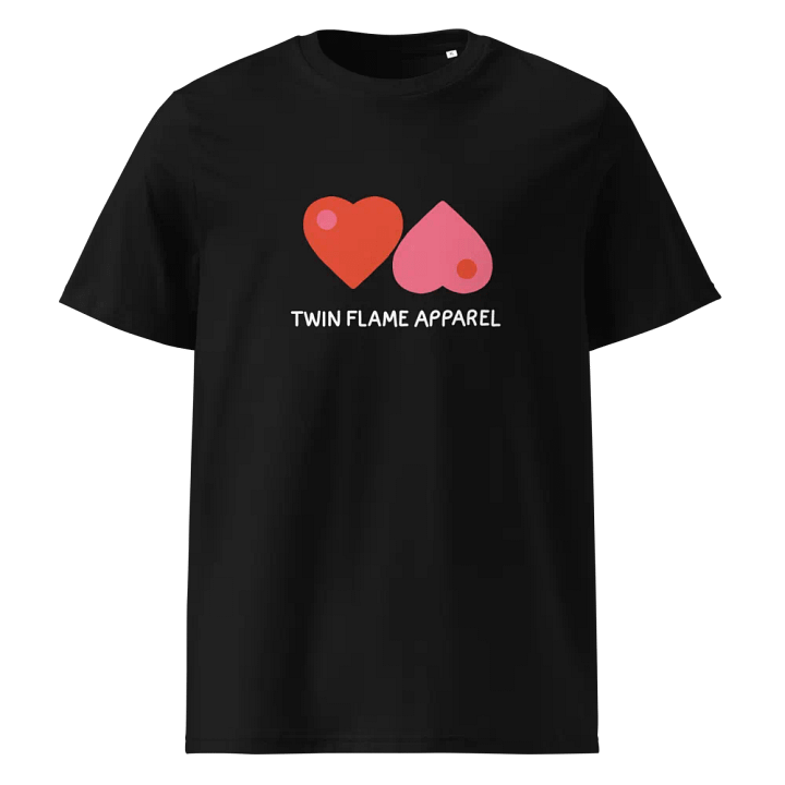 'Yin Yang Hearts' Organic Cotton T-shirt product image (1)