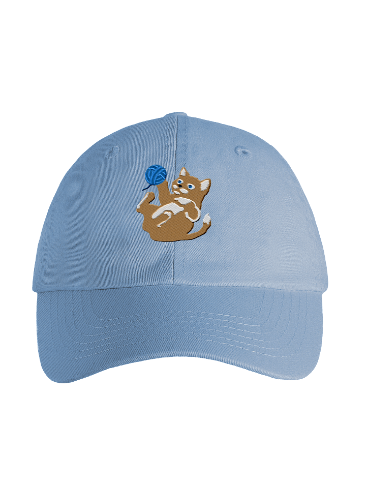 Youth Cat Hat – Embroidered Kitty & Yarn Kids Cap product image (9)