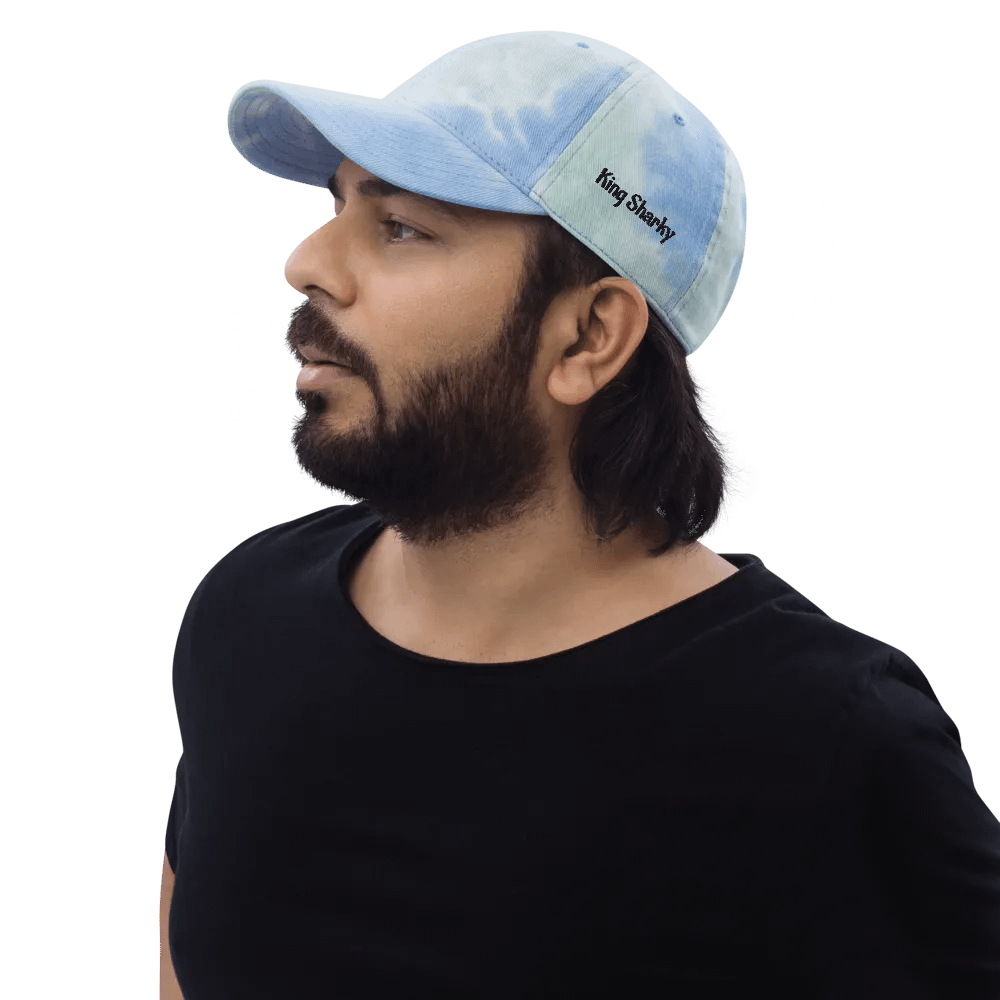 King Sharky Blue Cloud Tie Dye Hat product image (4)