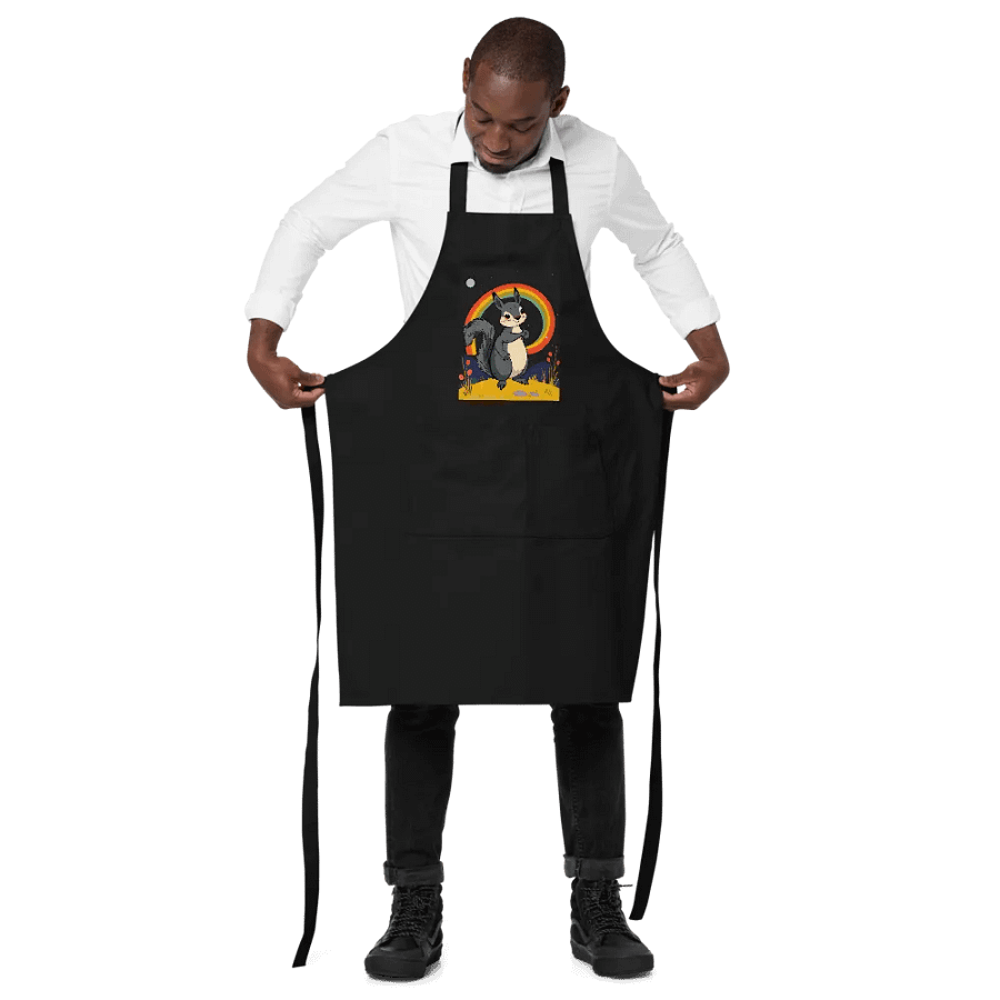 Rainbow Whimsy Squirrel Apron product image (2)