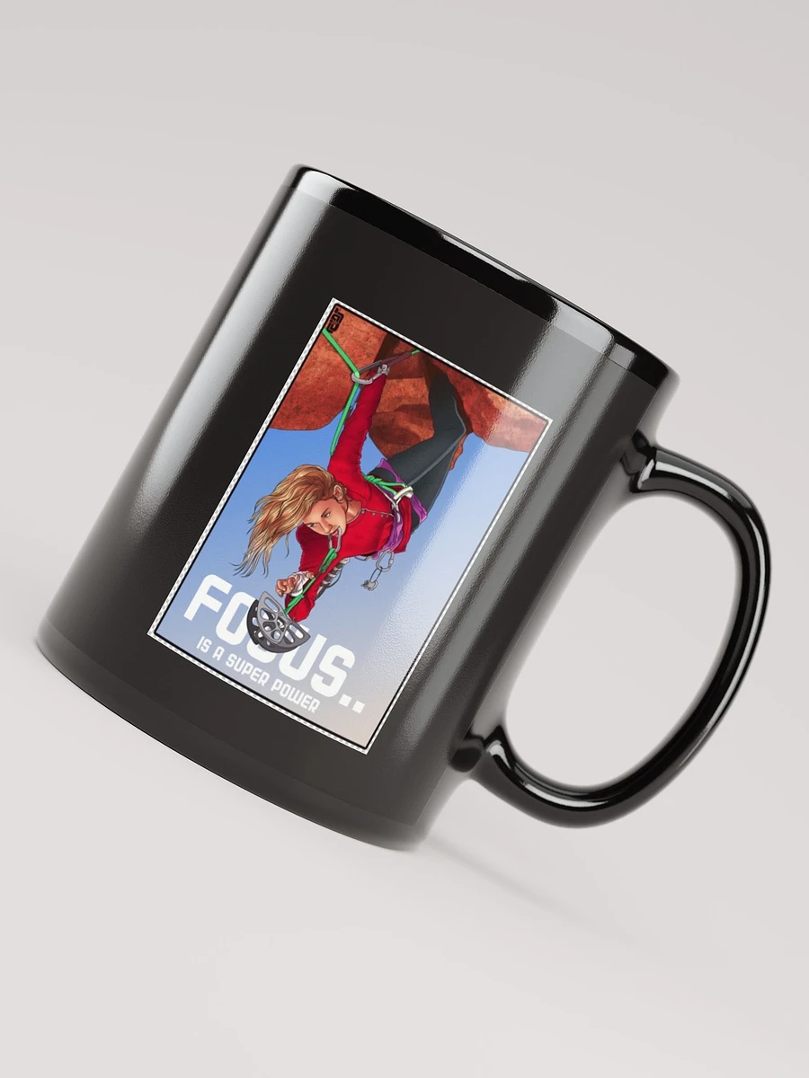 11oz 15 oz Coffee Tea Mug Focus is a Superpower Rock Climber Edition product image (4)