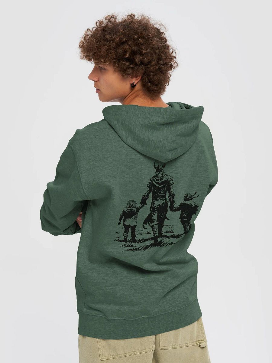 Viking Father w/ Children (Zip-up Sweater) product image (11)