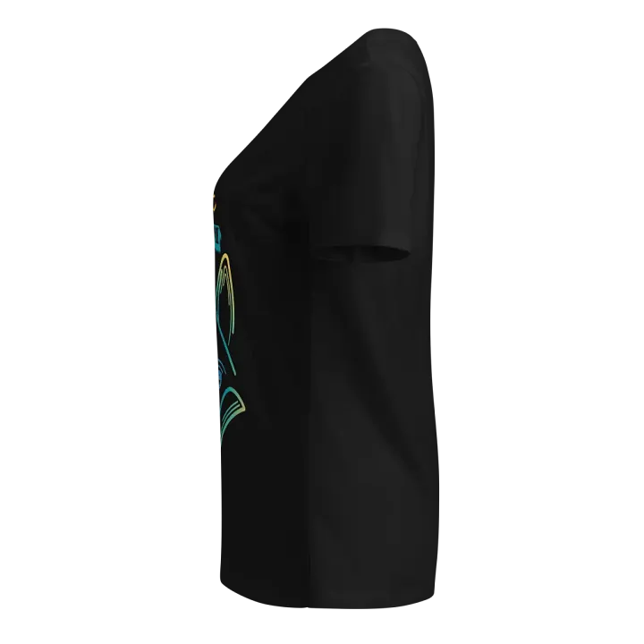 Kit Fam Fitted Fox V-Neck Tee product image (14)