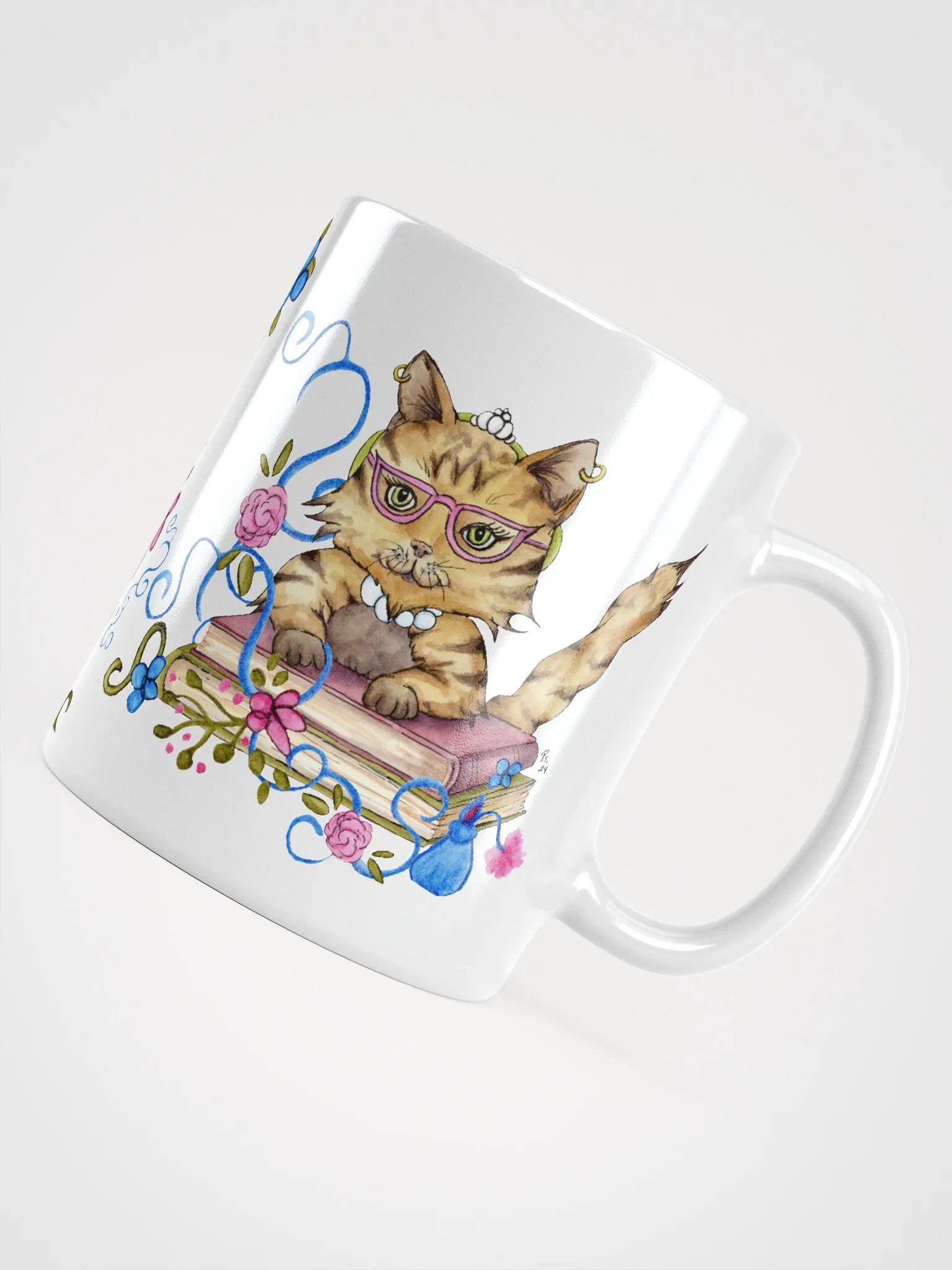 Diva Kitty White Mug product image (4)