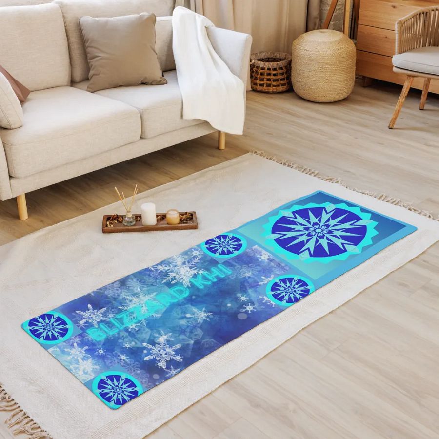 snowflake yoga mat product image (8)