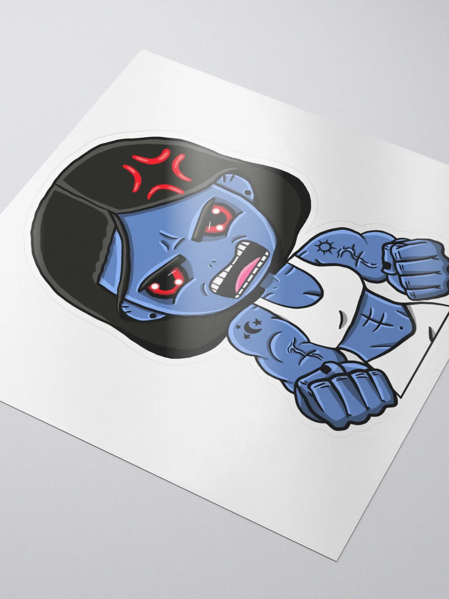 Hulk Blu Sticker product image (3)