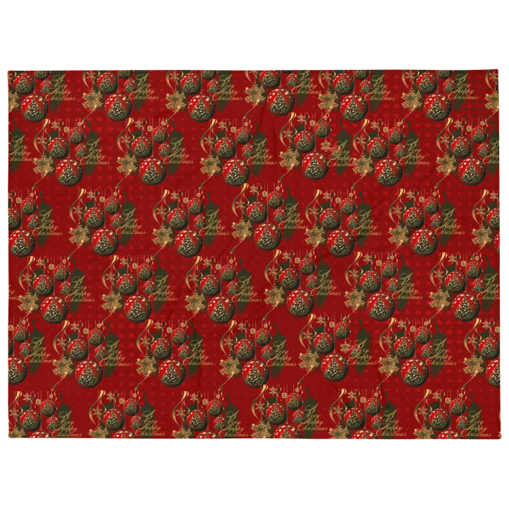 beautiful reds and gold Christmas throw for christmas deco moms frien product image (1)