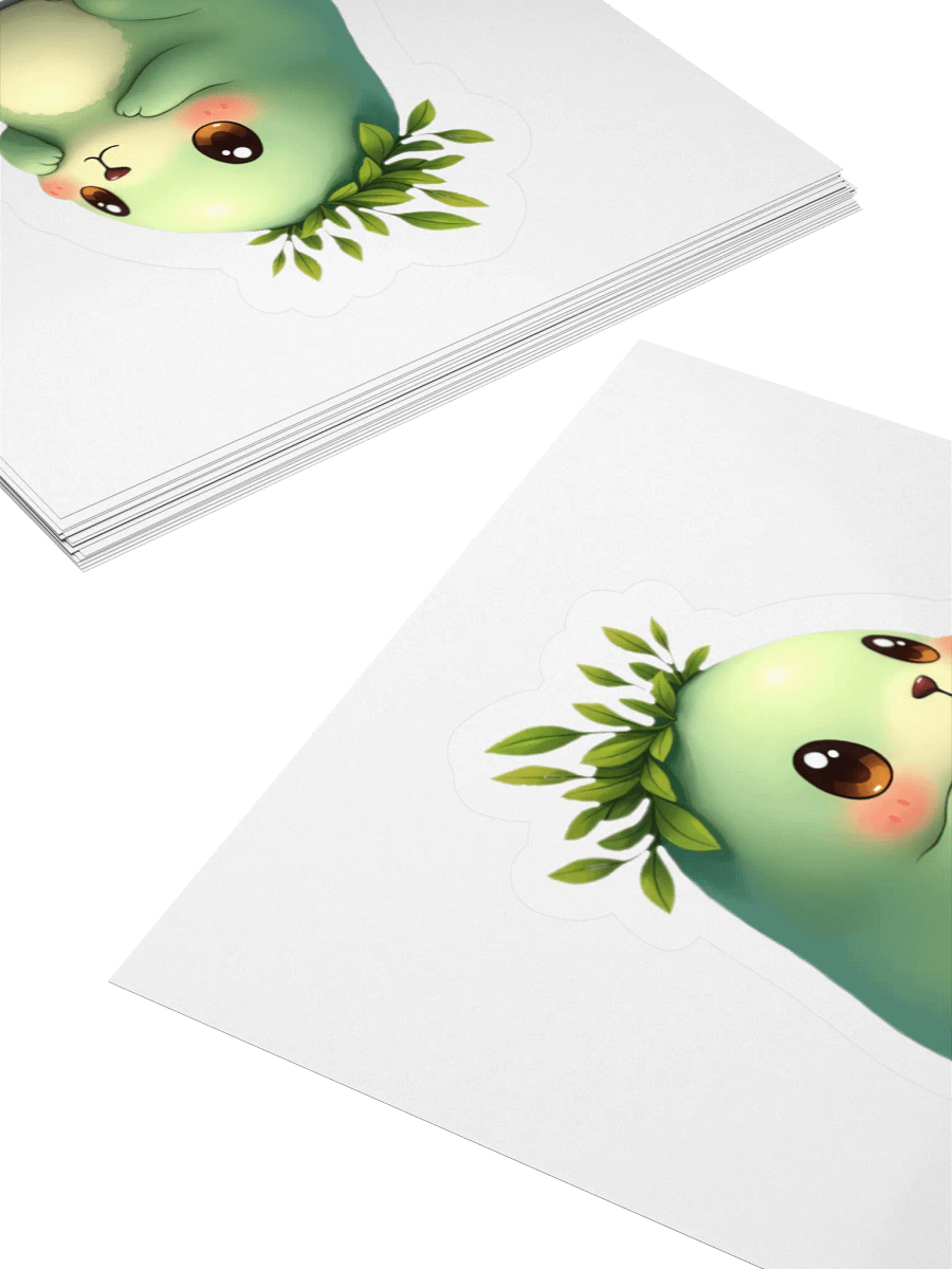 Blushing Plant Creature Kiss Cut Stickers product image (4)