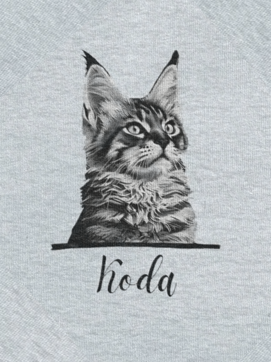 YOUR MAINE COON! / T-SHIRT WITH PERSONALIZED NAME product image (2)