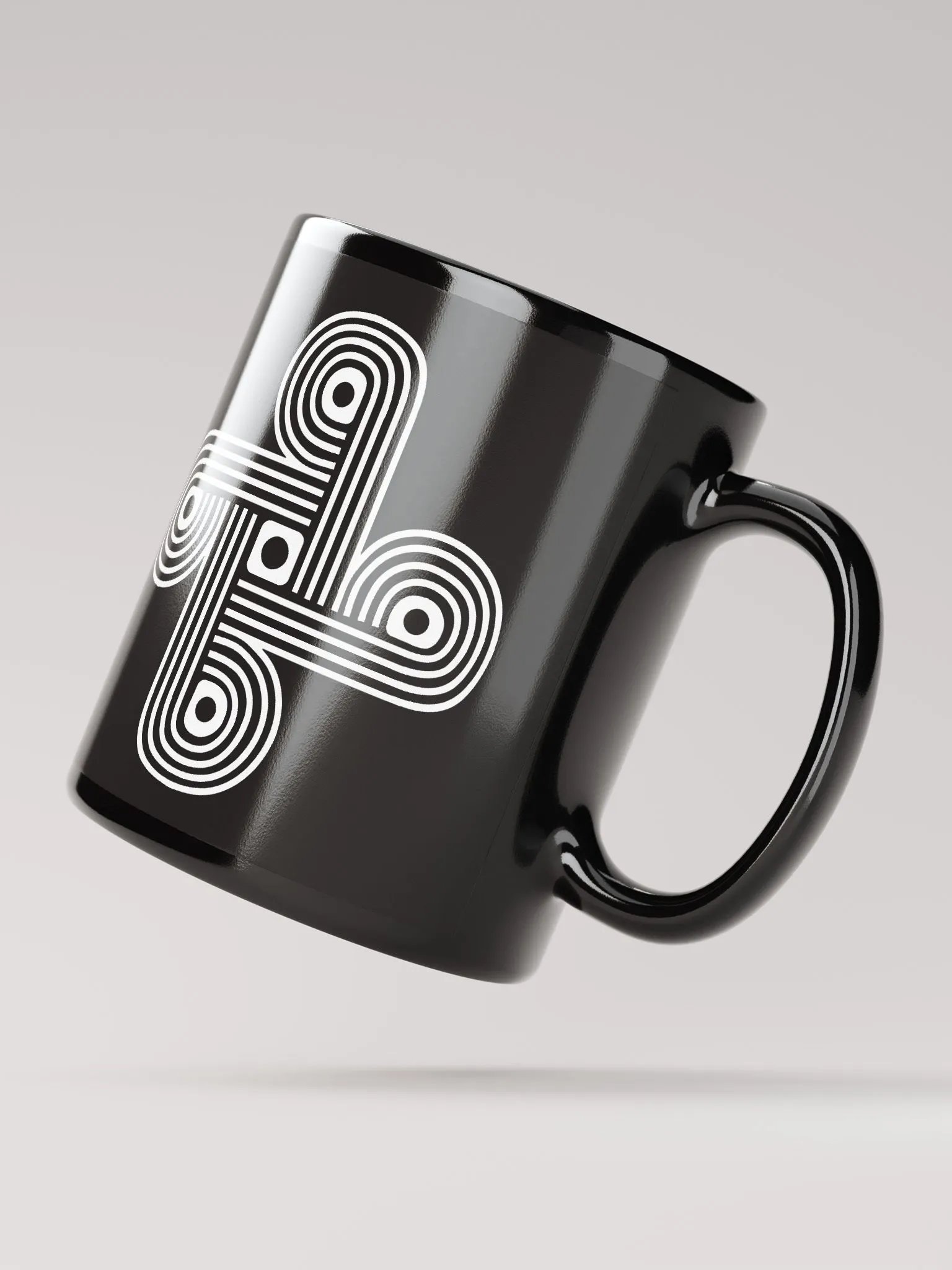 4-directions mug white design product image (2)