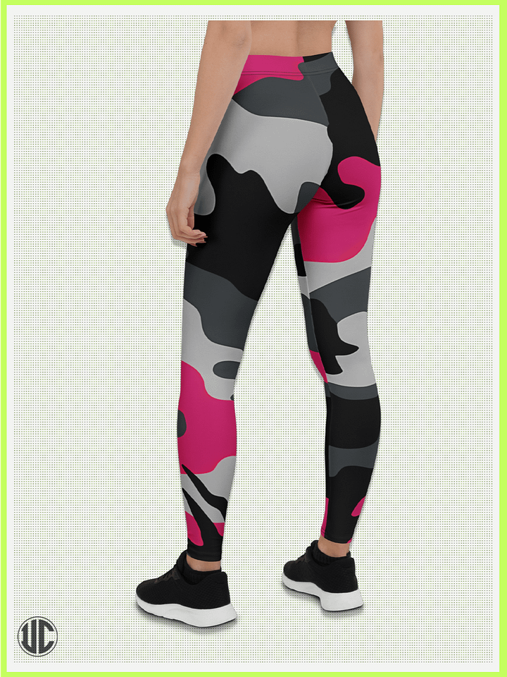 Savage Pink Camo – Women’s Leggings product image (2)