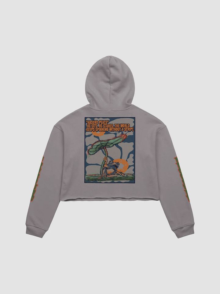 THE FROGSURD Bella+Canvas Fleece Crop Hoodie product image (16)