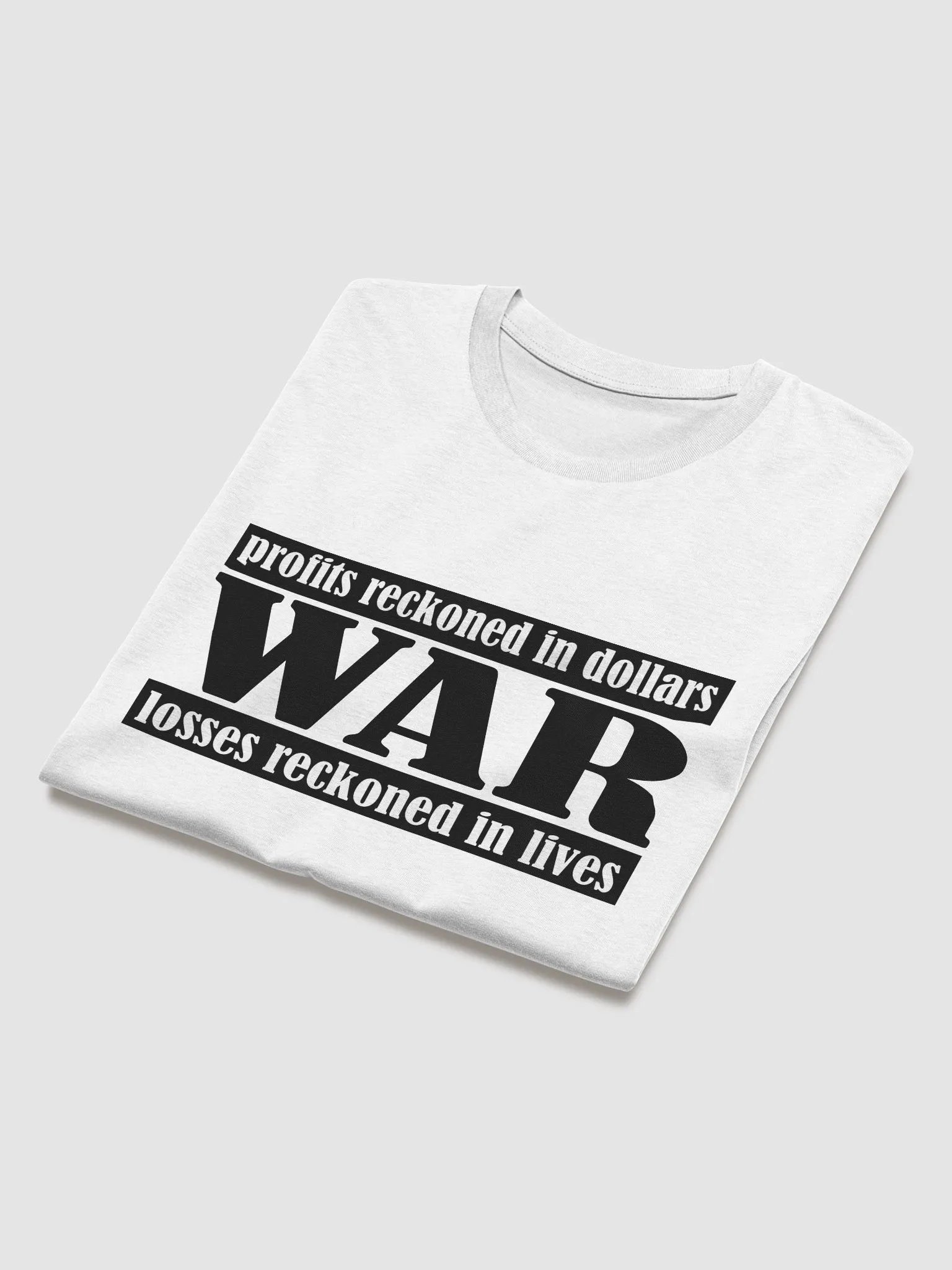 The Cost Of War - Stanley/Stella Organic Cotton T-Shirt product image (1)