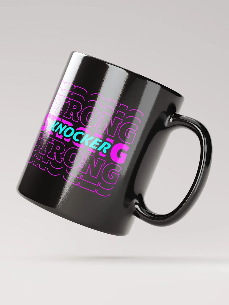 KNOCKER STRONG GLOSSY BLACK MUG product image (5)