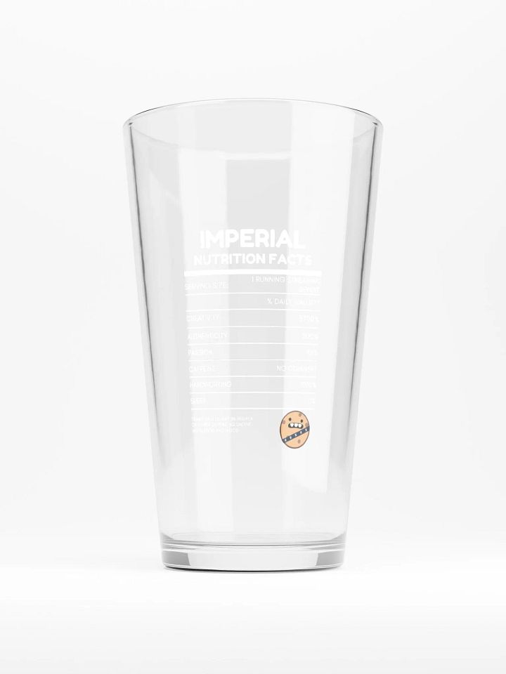 Imperial Nutrition - Pint Glass - White product image (1)