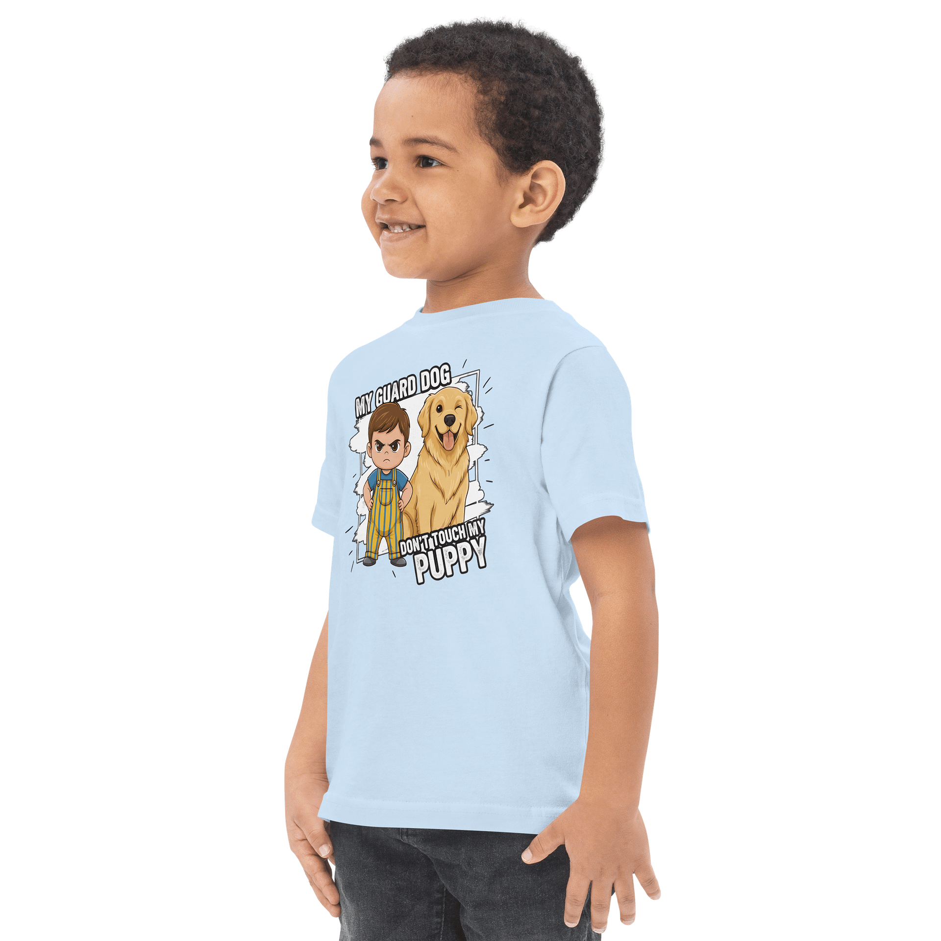 Don't Touch My Puppy | Toddler Jersey T-Shirt product image (3)