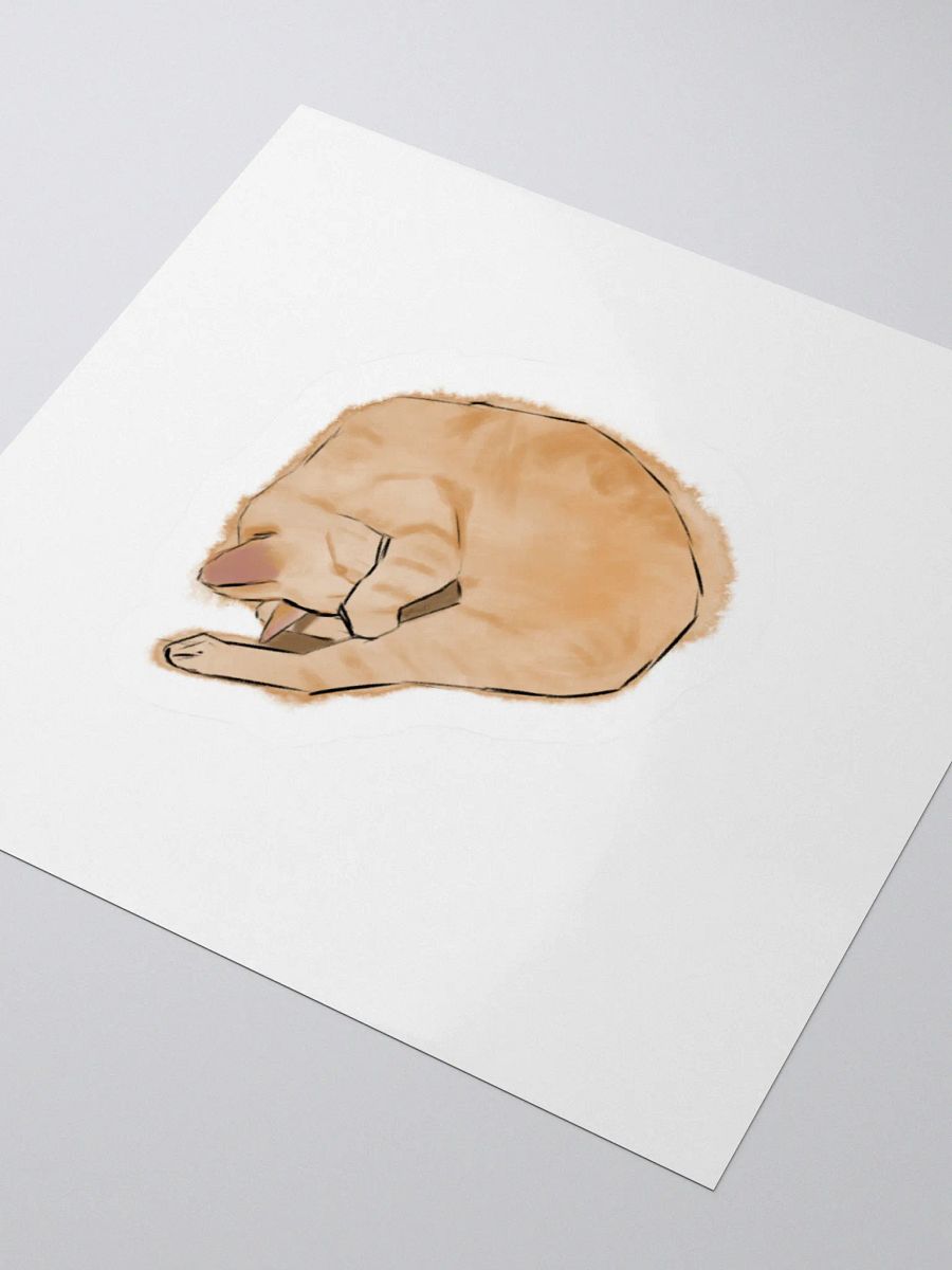 Sleeping Logan sticker product image (3)