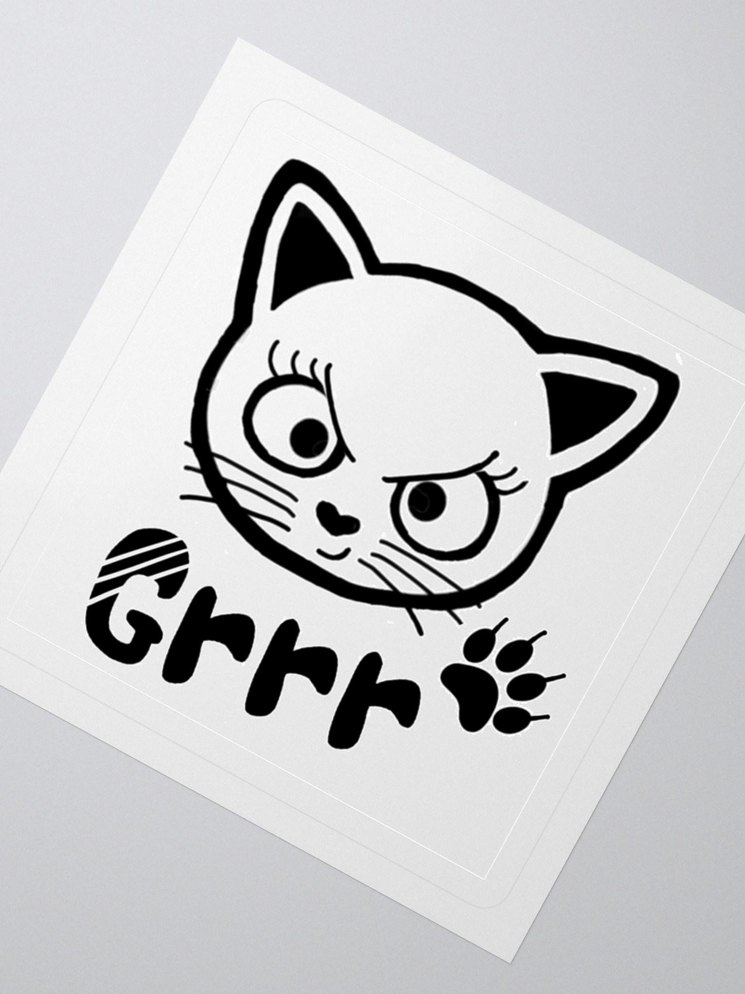 Grrr Kitty Sticker product image (4)