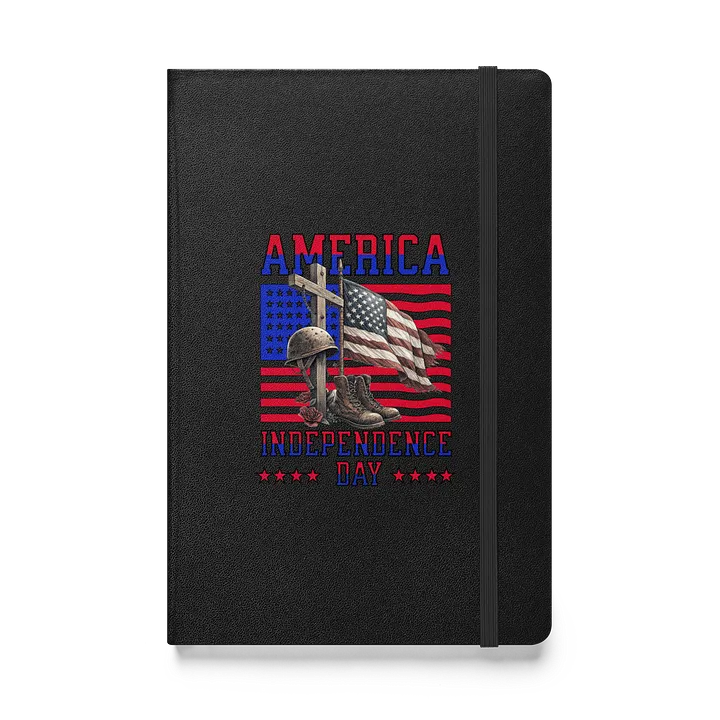 America Independence Day Patriotic Hardcover Notebook product image (1)