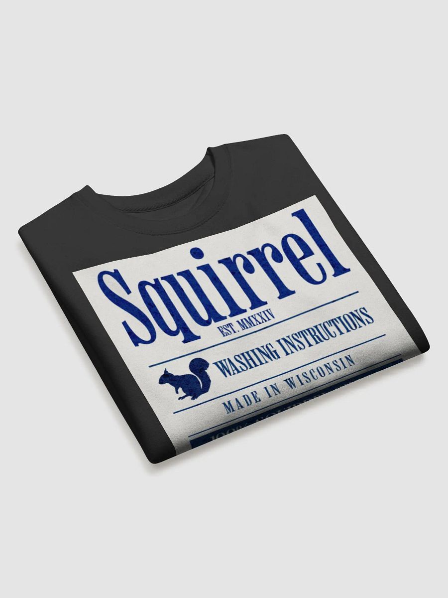 Squirrel Washing Instructions Logo Sweatshirt product image (21)