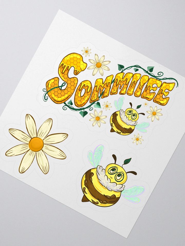 Honeybee Kiss Cut Sticker Set product image (2)