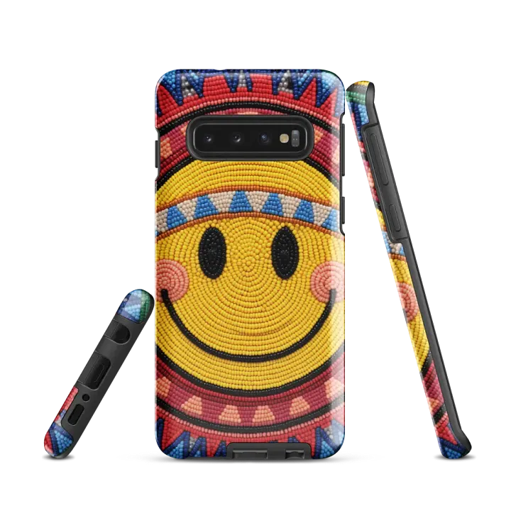 Smiley Face Faux-beaded Tough Case product image (1)