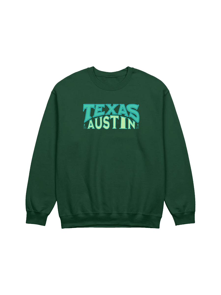 Texas Austin Vibes Unisex Crewneck Sweatshirt product image (1)