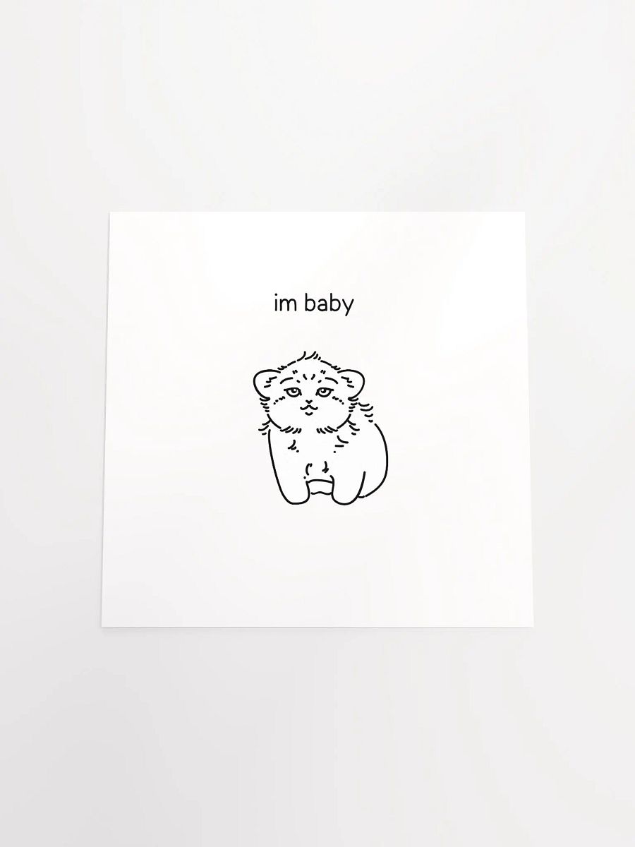 I'm Baby Manul - Matte Poster product image (4)