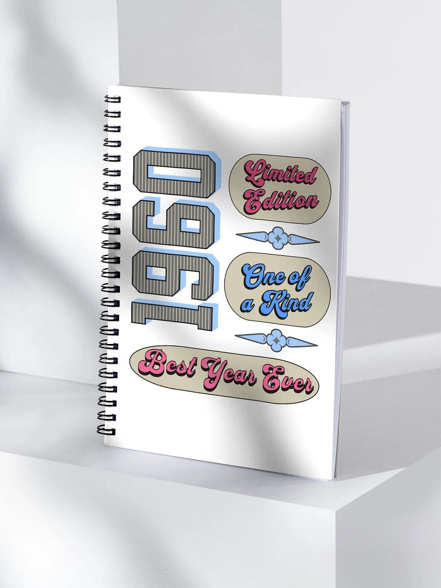 Best Year Ever 1960 Limited Edition Spiral Notebook product image (3)