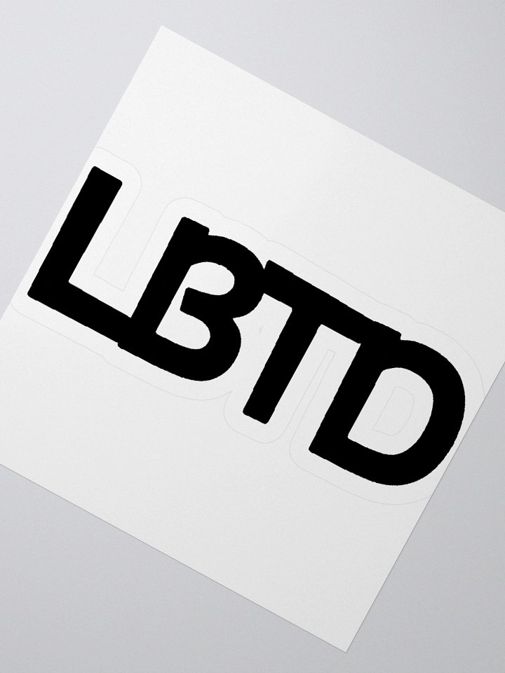 LBTD Logo Sticker product image (4)