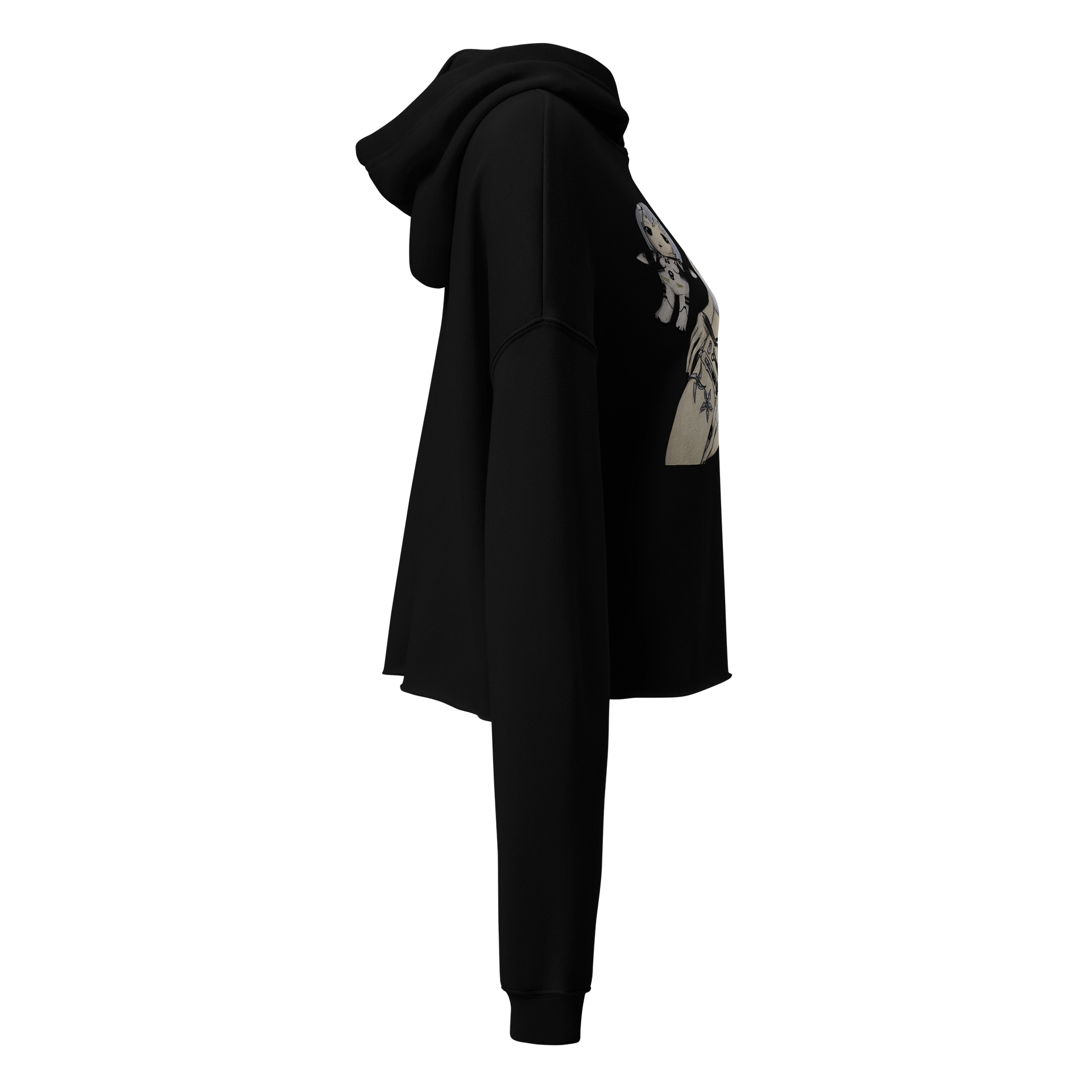 Ninja Noir Crop Hoodie product image (2)