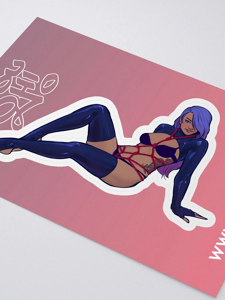 Latex & Shibari Pinup Sticker product image (2)