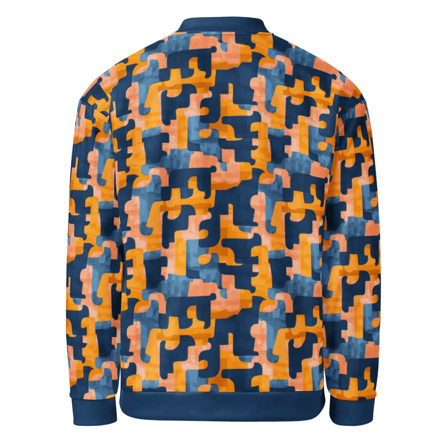 Flowing Shapes | Unisex Bomber Jacket product image (3)