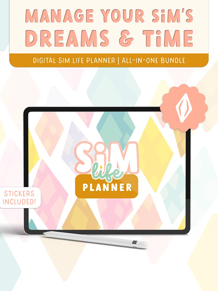 Digital Sim Life Planner For Sims 4 Gameplay | All-In-One Bundle product image (1)