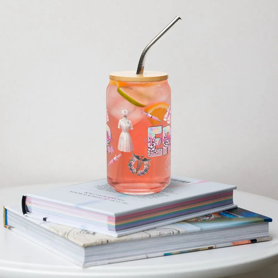 Libby Glass Can-Shaped Glass Mug ER Nurse product image (5)
