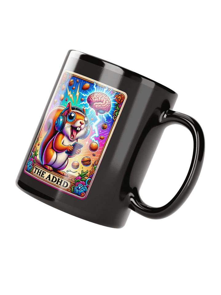 Whimsical ADHD Squirrel Mug product image (4)