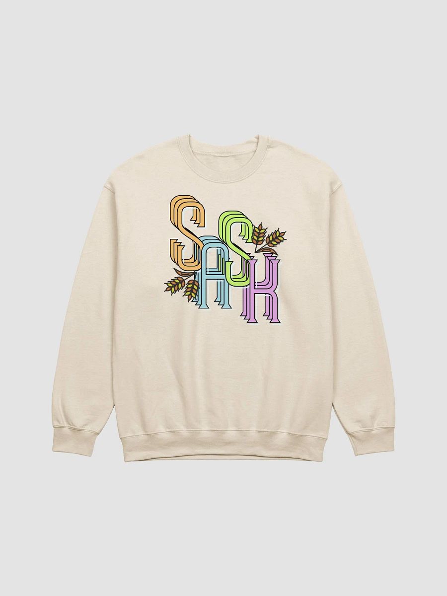 SASK Saskatoon Saskatchewan Colorful Artistic Crewneck product image (19)