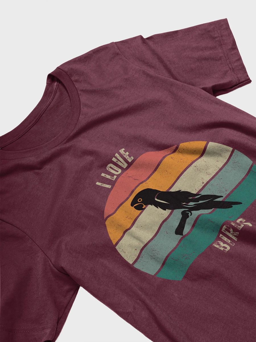 Retro I love Birds T-shirt product image (3)