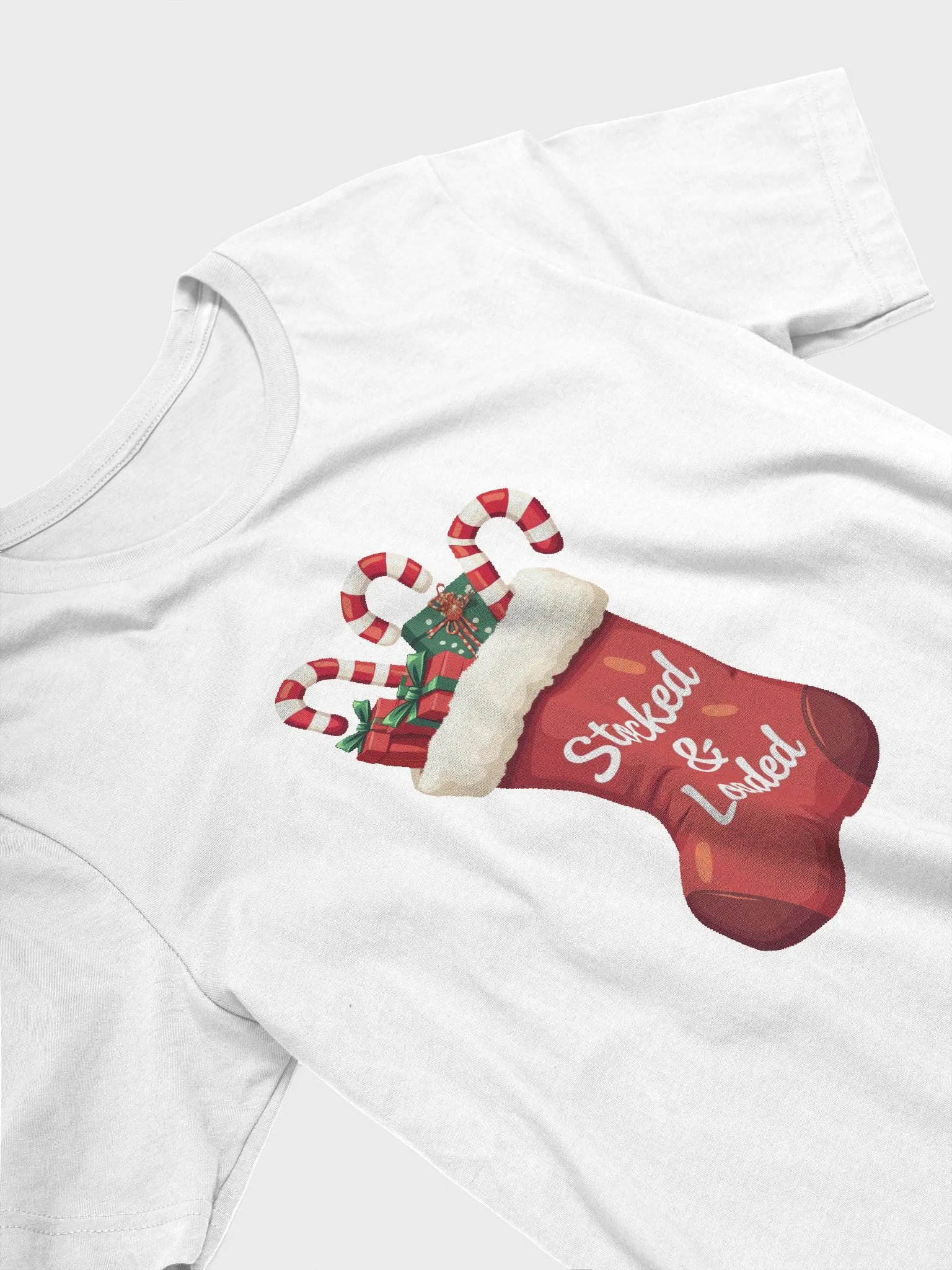 Stocked & Loaded Christmas T-Shirt product image (2)