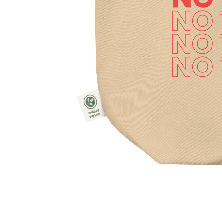 No Thank You Tote (Tan) product image (2)