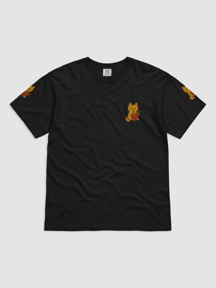 Noodle-Loving Feline Trio T-Shirt product image (2)