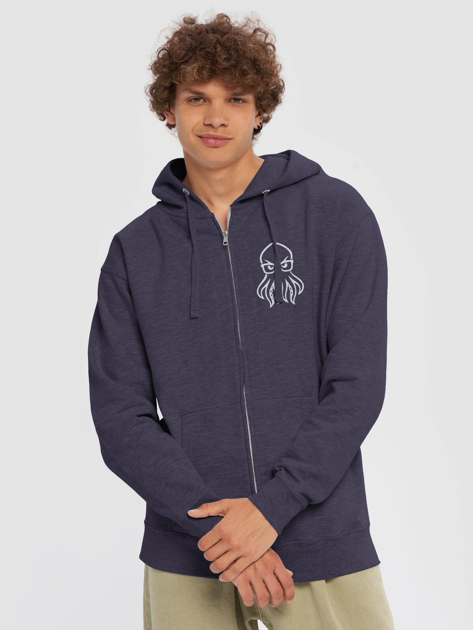 Font Kraken Fleece Zip Up Hoodie product image (5)