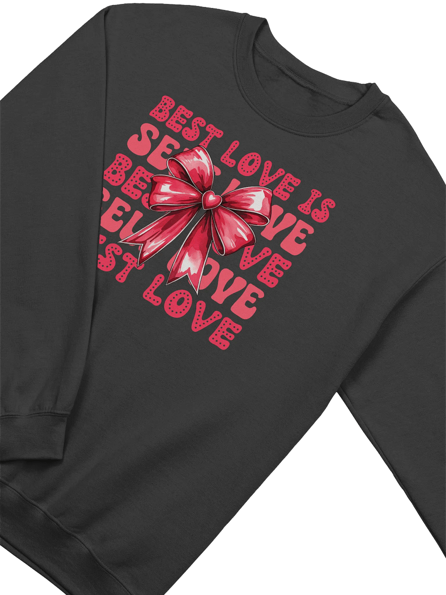 Self-Love Bow Sweatshirt product image (2)