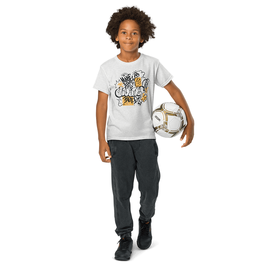 Kids T-Shirt Street Abstract Scribbles Sport Tee product image (8)