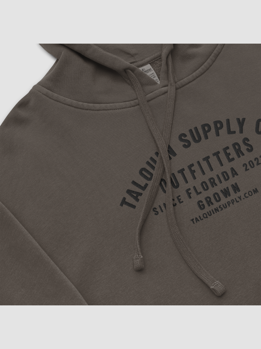 Talquin Embroidered Pigment Dyed Hoodie product image (7)