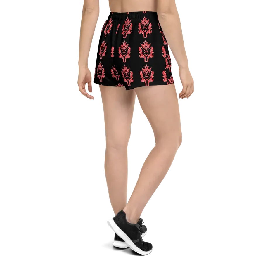 All-Over Print Women's Athletic Short Shorts product image (1)