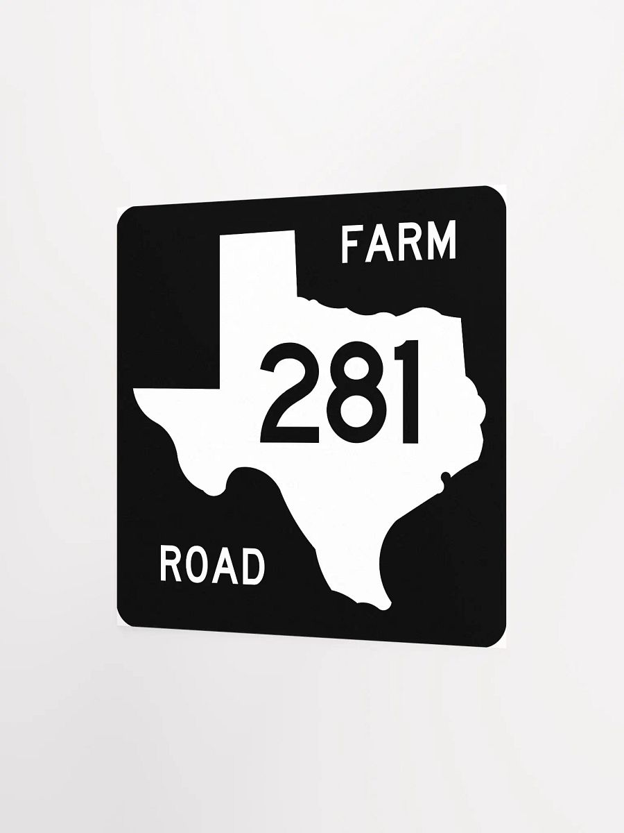 Texas Farm Road Sign FM 281 Poster product image (5)