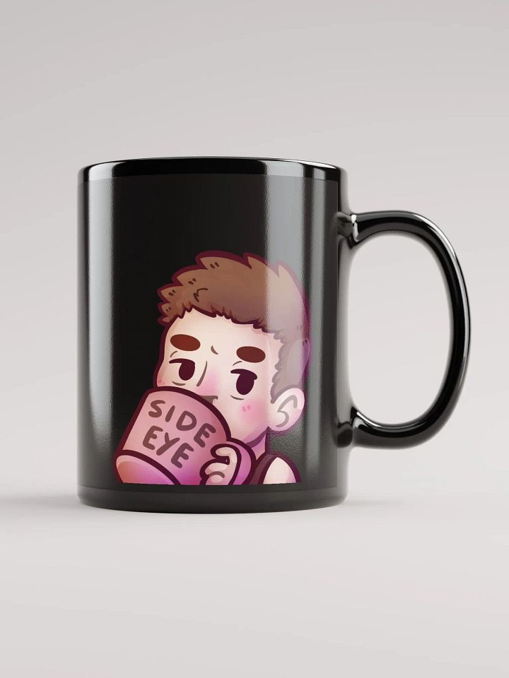 JeffBrutlag Side-Eye Mug (Black) product image (2)